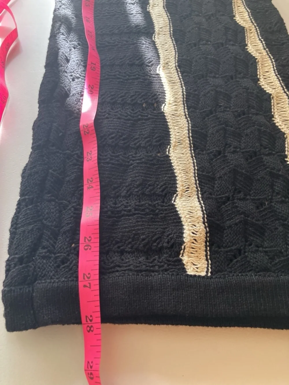 Central Park West High-Rise Wide-Leg Crochet-Knit Pants Novelty Stitch Small NWT - Picture 10 of 15